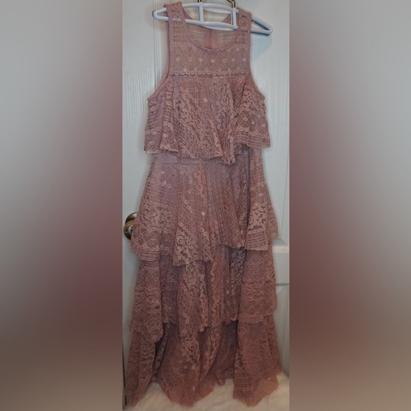 Beautiful Lace ruffled dress for kids - Picture 3 of 7